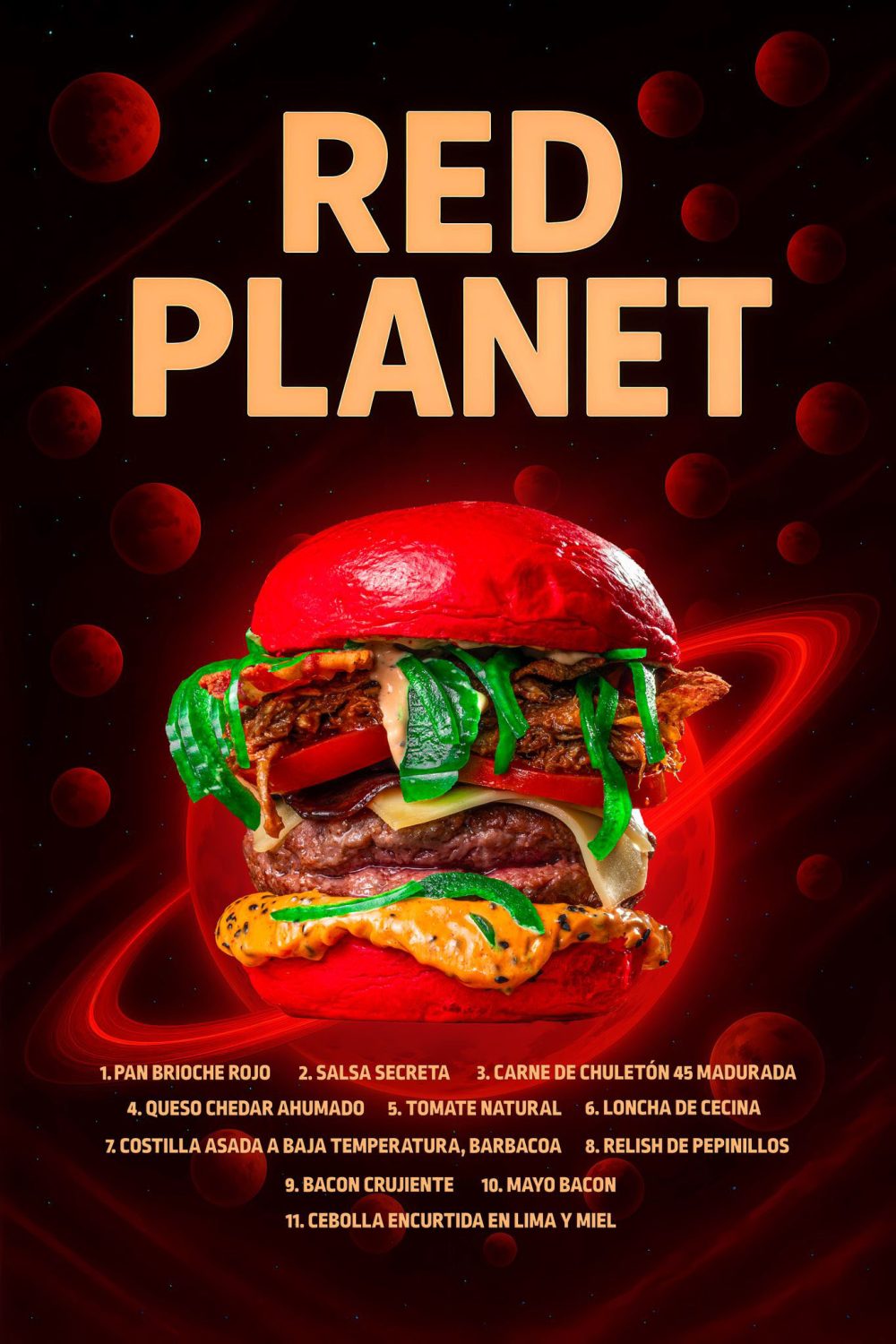 Red Planet Hamburguesa Red Planet
